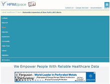 Tablet Screenshot of hipaaspace.com